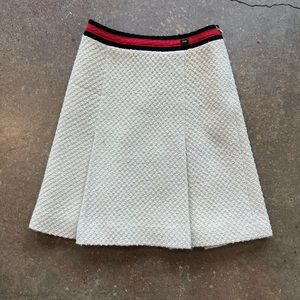 Chanel Vintage 2001 cream tone tweed skirt